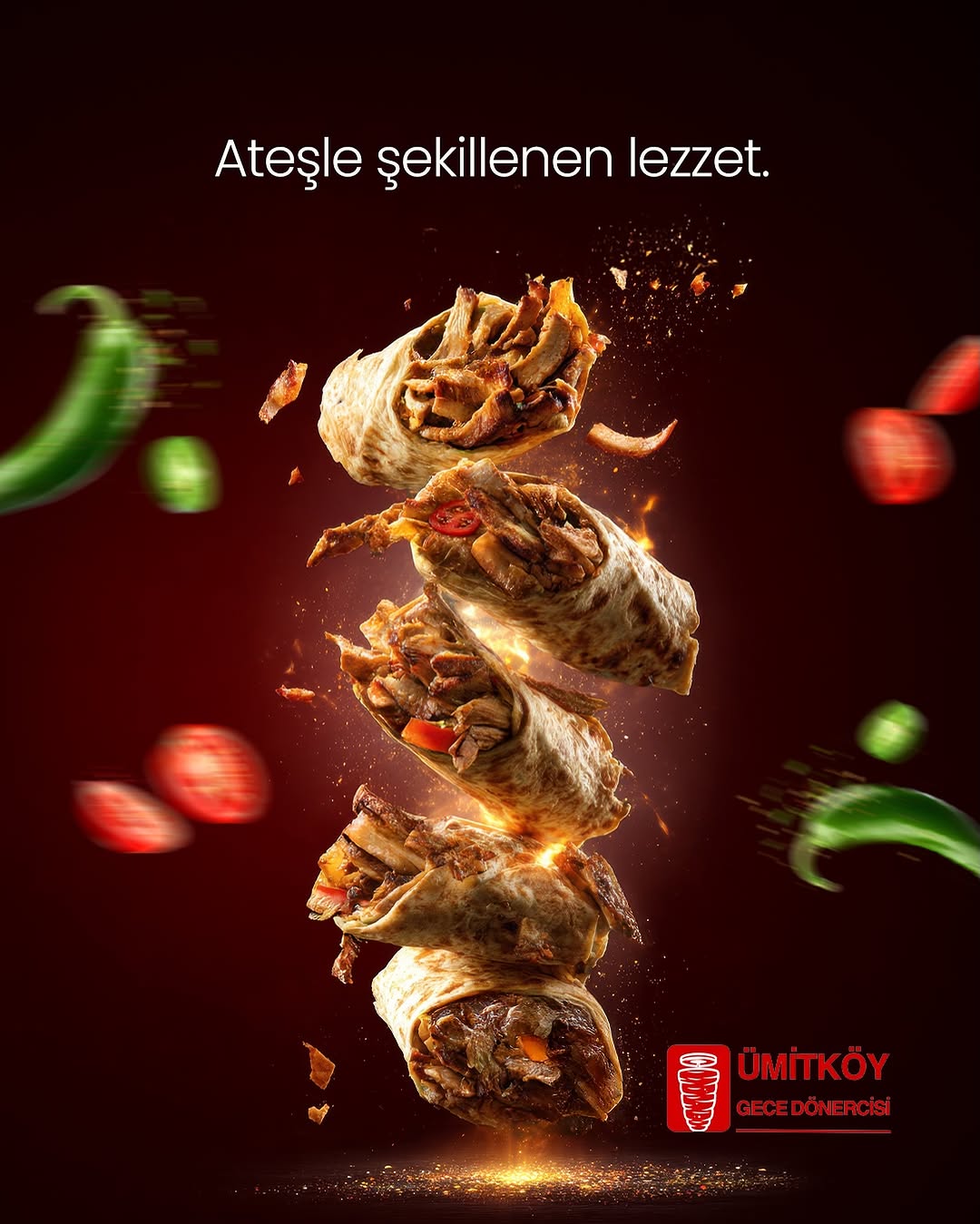 Ateşle şekillenen lezzet - Döner dürüm